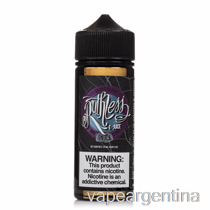 Uva Bebida En Hielo - Vapor Despiadado - 120ml 0mg Vape Argentina
